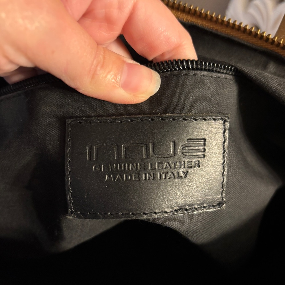 Innue Tan Leather Tote Bag - Picture 8 of 11